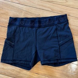 Lululemon athletica spandex shorts | black | size 8